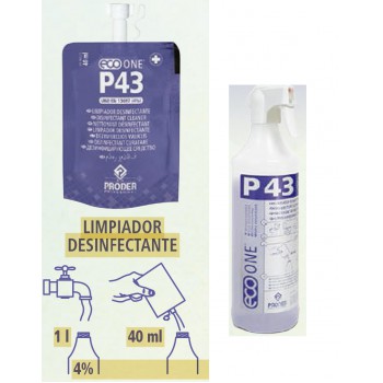 Limpiador desinfectante Proder Eco One P43